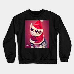 Merry Catmas Christmas Crewneck Sweatshirt